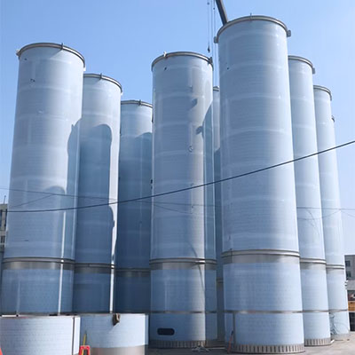 Niasi's 18 Outdoor Silos Project υπό κατασκευή υψηλών προδιαγραφών